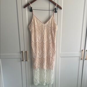 Forever 21 Cream Lace Dress NWT